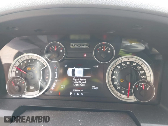2014 Ram 1500 Express with VIN 1C6RR7FT5ES201886, listed as a IAAI auction lot 42116101 with 129,980 mi miles and . Bid and sale history available at DreamBid. Image 7.