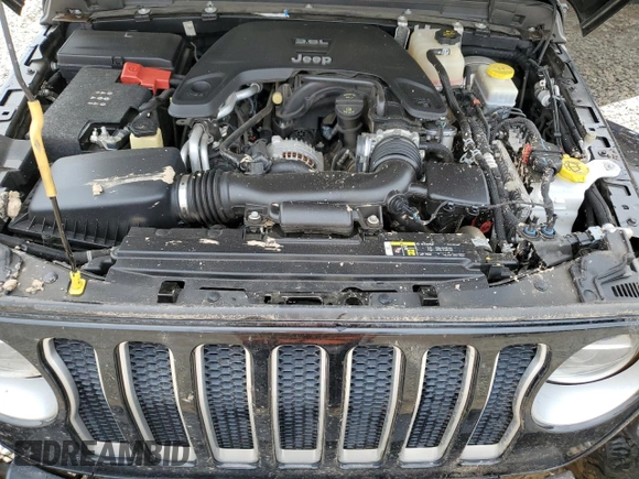 2018 Jeep Wrangler Unlimited Sahara with VIN 1C4HJXEG5JW211272, listed as a Copart auction lot 61765625 with 108,010 mi miles and Salvage title. Bid and sale history available at DreamBid. Image 12.