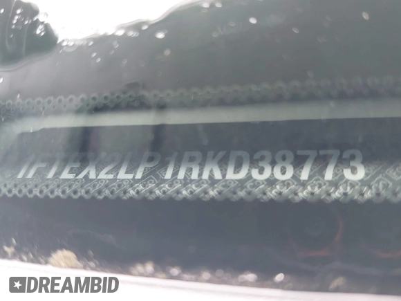 2024 Ford F-150 with VIN 1FTEX2LP1RKD38773, listed as a IAAI auction lot 41973683 with 7,538 mi miles and . Bid and sale history available at DreamBid. Image 22.