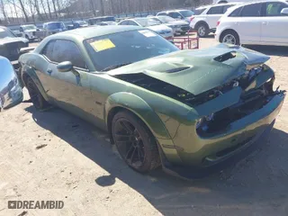 2023 Dodge Challenger R/T Scat Pack with VIN 2C3CDZFJ2PH502704, listed as a IAAI auction lot 41639625 with 1 mi miles. Bid and sale history available at carsss.com. Image 1.