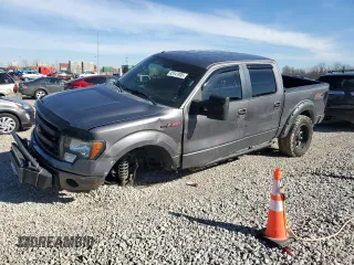 2014 Ford F-150 XL with VIN 1FTFW1EF7EFA83474, listed as a Copart auction lot 45141935 with 176,879 mi miles and Salvage Title. Bid and sale history available at carsss.com. Image 1.