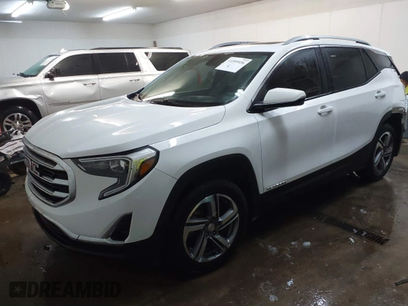 2018 GMC Terrain SLT with VIN 3GKALVEVXJL319704, listed as a IAAI auction lot 41595936 with 71,720 mi miles. Bid and sale history available at carsss.com. Image 2.