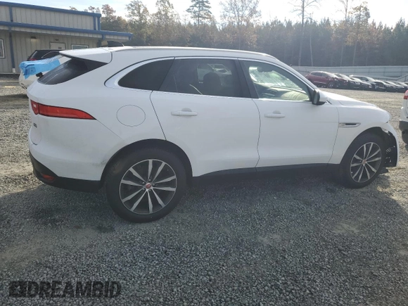 2020 Jaguar F-Pace 25t Prestige with VIN SADCK2FX1LA652961, listed as a Copart auction lot 80920254 with 55,702 mi miles and Salvage title. Bid and sale history available at DreamBid. Image 3.