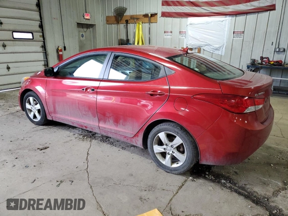 2013 Hyundai Elantra GLS z VIN KMHDH4AE0DU864391, wystawiony jako Copart lot #46890505 z przebiegiem 87 186 mil mil oraz Czysty tytuł • Clean title. Historia ofert i sprzedaży dostępna na DreamBid. Obrazek 2.