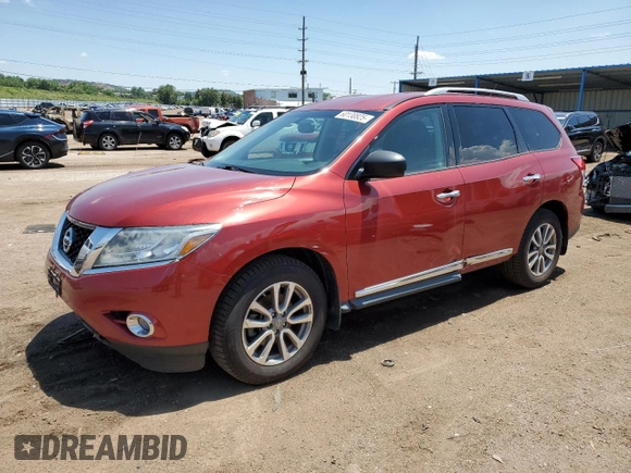 2015 Nissan Pathfinder SL z VIN 5N1AR2MM7FC635254, wystawiony jako Copart lot #60130825 z przebiegiem 122 376 mil mil oraz Czysty tytuł • Clean title. Historia ofert i sprzedaży dostępna na DreamBid. Obrazek 1.