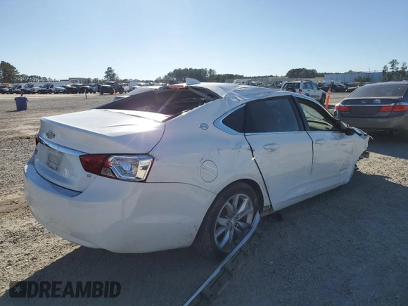 2018 Chevrolet Impala LT with VIN 2G1105SA3J9165533, listed as a Copart auction lot 47375635 with 143,335 mi miles and Salvage Title. Bid and sale history available at DreamBid. Image 3.