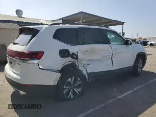 2024 Volkswagen Atlas SE with VIN 1V2LR2CA8RC534859, listed as a Copart auction lot 52890715 with 16,573 mi miles and Salvage title. Bid and sale history available at DreamBid. Image 3.