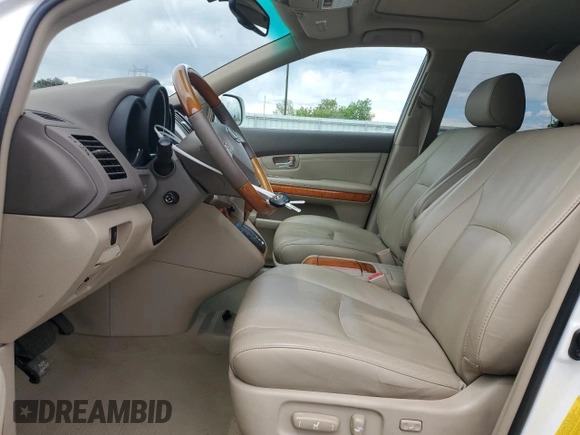 2008 Lexus RX 350 with VIN 2T2HK31U18C090479, listed as a Copart auction lot 54976025 with 80,825 mi miles and Salvage Title. Bid and sale history available at DreamBid. Image 7.