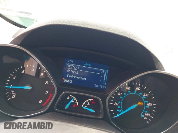 2014 Ford Escape SE with VIN 1FMCU9GX9EUC61521, listed as a IAAI auction lot 42535244 with 129,315 mi miles and . Bid and sale history available at DreamBid. Image 7.