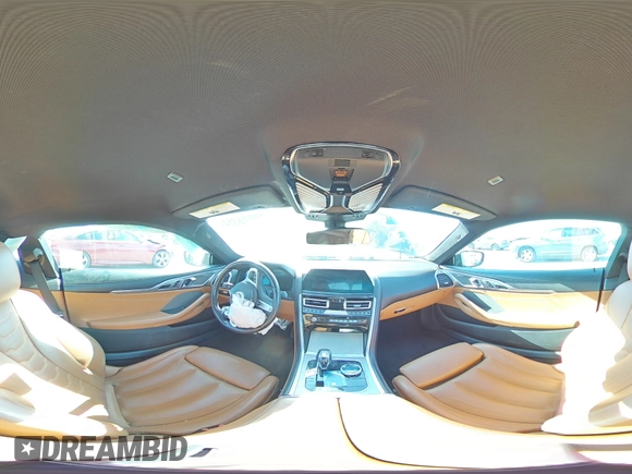 2019 BMW 8 Series M850i xDrive with VIN WBABC4C58KBU96801, listed as a Copart auction lot 70015354 with Not Provided miles and Salvage Title. Bid and sale history available at carsss.com. Image 13.