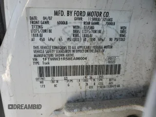 2008 Ford F-350 XL with VIN 1FTWW31R58EA96004, listed as a Copart auction lot 85605434 with Not Provided miles and Clean Title. Bid and sale history available at DreamBid. Image 12.