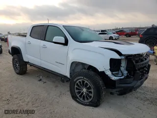 2021 Chevrolet Colorado 4WD ZR2 with VIN 1GCGTEEN8M1285957, listed as a Copart auction lot 44404555 with 55,615 mi miles and Salvage Title. Bid and sale history available at carsss.com. Image 4.