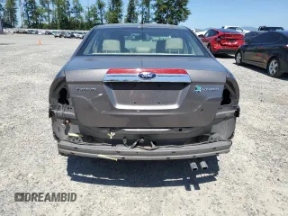 2012 Ford Fusion Hybrid with VIN 3FADP0L3XCR315255, listed as a Copart auction lot 59548955 with 118,412 mi miles and Salvage title. Bid and sale history available at DreamBid. Image 6.