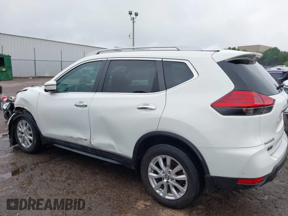 2017 Nissan Rogue SV with VIN 5N1AT2MV5HC845803, listed as a IAAI auction lot 42343264 with 122,007 mi miles and . Bid and sale history available at DreamBid. Image 14.