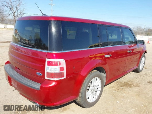 2015 Ford Flex SEL with VIN 2FMGK5C82FBA10250, listed as a IAAI auction lot 41749669 with 143,607 mi miles. Bid and sale history available at carsss.com. Image 4.