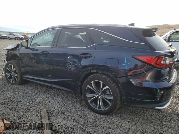 2020 Lexus RX 350L with VIN JTJHZKFA3L2026781, listed as a Copart auction lot 81191824 with Not provided miles and Salvage title. Bid and sale history available at DreamBid. Image 2.