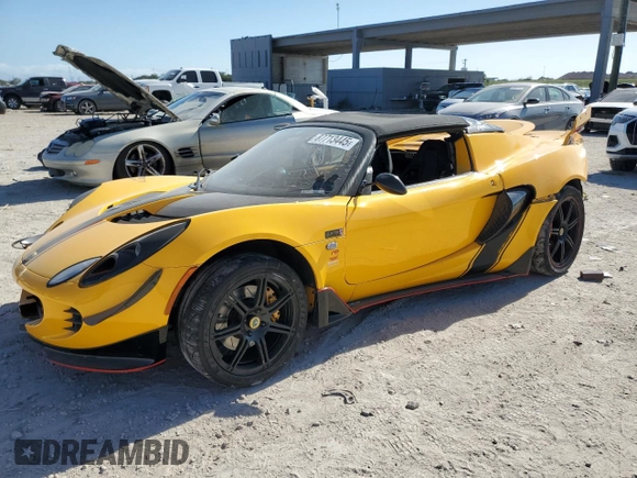 2005 Lotus Elise z VIN SCCPC11105HL30103, wystawiony jako Copart lot #87713445 z przebiegiem Nie podano mil oraz Szkoda całkowita • Salvage title. Historia ofert i sprzedaży dostępna na DreamBid. Obrazek 1.