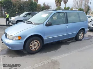 1997 Nissan Quest XE with VIN 4N2DN1117VD801599, listed as a IAAI auction lot 41558507 with 205,064 mi miles. Bid and sale history available at carsss.com. Image 2.