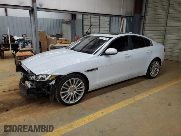 2018 Jaguar XE with VIN SAJAN4EVXJCP17542, listed as a Copart auction lot 45639745 with 79,934 mi miles and Salvage Title. Bid and sale history available at DreamBid. Image 1.