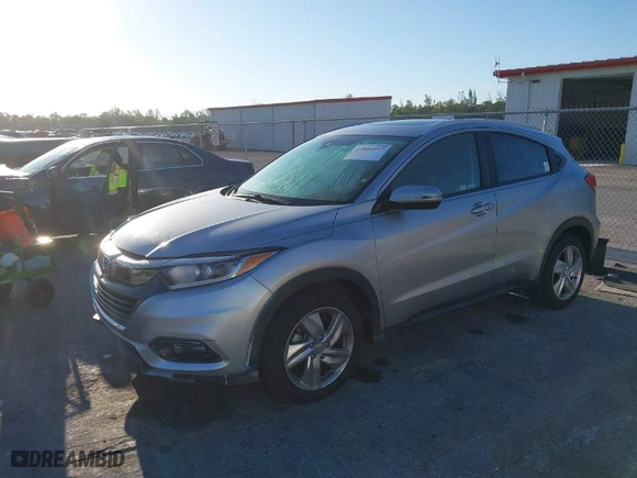 2019 Honda HR-V EX with VIN 3CZRU5H57KM716557, listed as a IAAI auction lot 41846017 with 15,190 mi miles. Bid and sale history available at carsss.com. Image 2.