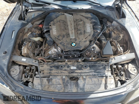 2013 BMW 7 Series 750i with VIN WBAYA8C5XDC996785, listed as a Copart auction lot 54854165 with 134,472 mi miles and Clean Title. Bid and sale history available at DreamBid. Image 11.