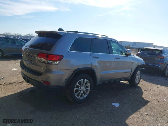 2021 Jeep Grand Cherokee Laredo X with VIN 1C4RJEAG2MC658386, listed as a IAAI auction lot 41218224 with 92,901 mi miles. Bid and sale history available at carsss.com. Image 4.