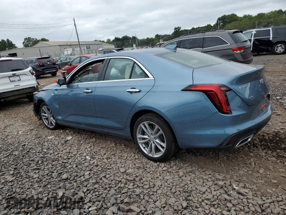 2024 Cadillac CT4 Luxury with VIN 1G6DK5RK5R0118896, listed as a Copart auction lot 69321294 with Not Provided miles and Salvage Title. Bid and sale history available at carsss.com. Image 2.