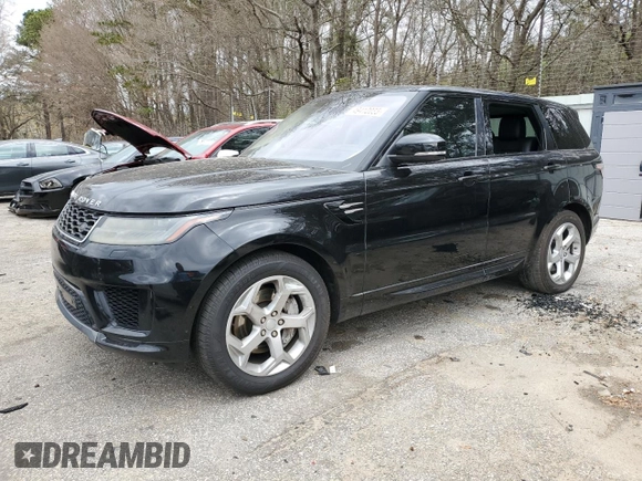 2019 Land Rover Range Rover Sport HSE with VIN SALWR2RV9KA420677, listed as a Copart auction lot 49412085 with 137,840 mi miles and Salvage Title. Bid and sale history available at DreamBid. Image 1.