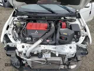 2010 Mitsubishi Lancer Evolution SE with VIN JA32W6FV3AU034052, listed as a Copart auction lot 72463644 with 44,517 mi miles and Salvage Title. Bid and sale history available at carsss.com. Image 11.