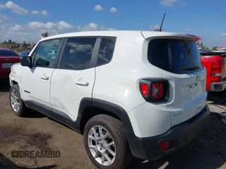 2023 Jeep Renegade Latitude with VIN ZACNJDB18PPP67161, listed as a IAAI auction lot 41954150 with 21,151 mi miles and . Bid and sale history available at DreamBid. Image 3.
