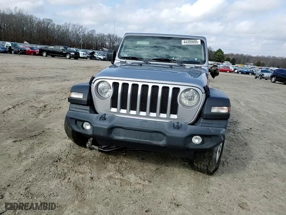 2020 Jeep Wrangler Unlimited Sport S with VIN 1C4HJXDN9LW114918, listed as a Copart auction lot 44395605 with 98,679 mi miles and Salvage Title. Bid and sale history available at carsss.com. Image 10.