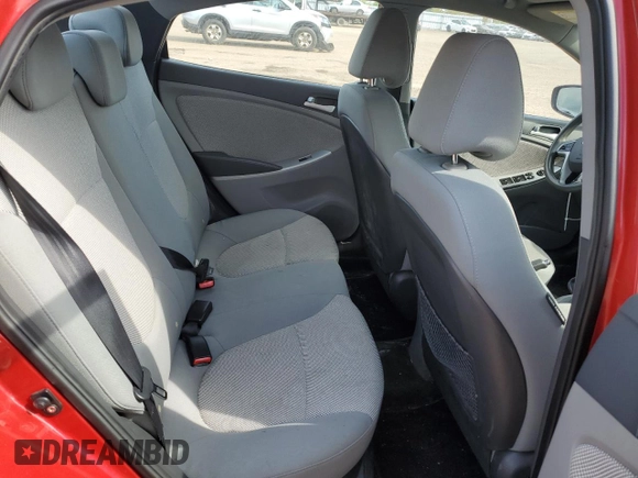 2012 Hyundai Accent GLS z VIN KMHCT4AE3CU236513, wystawiony jako Copart lot #57964825 z przebiegiem 281 713 mil mil oraz Szkoda całkowita • Salvage title. Historia ofert i sprzedaży dostępna na DreamBid. Obrazek 10.