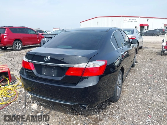 2014 Honda Accord LX with VIN 1HGCR2F38EA040863, listed as a IAAI auction lot 41913290 with 110,728 mi miles and . Bid and sale history available at carsss.com. Image 4.