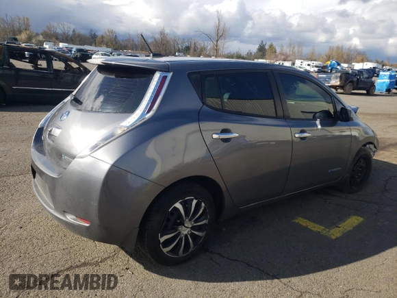 2015 Nissan LEAF SV with VIN 1N4AZ0CP4FC307459, listed as a Copart auction lot 47278443 with 91,558 mi miles. Bid and sale history available at carsss.com. Image 3.