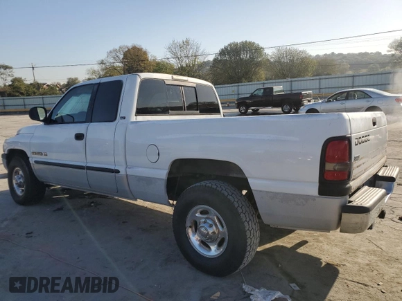 2000 Dodge Ram 2500 with VIN 3B7KC23Z6YG154595, listed as a Copart auction lot 75689054 with 332,564 mi miles and Salvage Title. Bid and sale history available at carsss.com. Image 2.