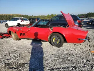 1968 Chevrolet Corvette z VIN 194678S402612, wystawiony jako Copart lot #74560004 z przebiegiem 60 409 mil mil oraz Szkoda całkowita • Salvage title. Historia ofert i sprzedaży dostępna na DreamBid. Obrazek 2.