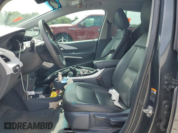 2019 Chevrolet Bolt EV LT with VIN 1G1FY6S04K4120164, listed as a Copart auction lot 59512895 with 57,692 mi miles and Salvage title. Bid and sale history available at DreamBid. Image 7.