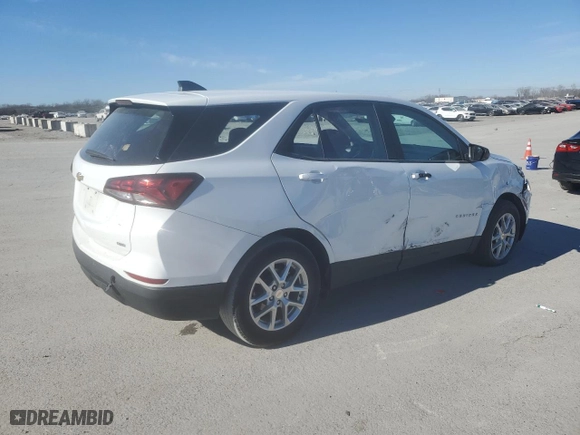 2022 Chevrolet Equinox LS with VIN 3GNAXSEV2NS234177, listed as a Copart auction lot 88888395 with 52,357 mi miles and Clean Title. Bid and sale history available at carsss.com. Image 3.