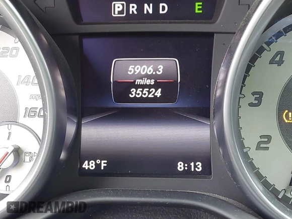 2015 Mercedes-Benz SLK-Class SLK 250 with VIN WDDPK4HA5FF111457, listed as a IAAI auction lot 41816350 with 35,524 mi miles. Bid and sale history available at carsss.com. Image 7.