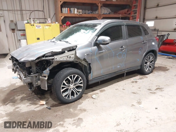 2018 Mitsubishi Outlander Sport SE 2.4 with VIN JA4AR3AW1JU012676, listed as a IAAI auction lot 41618788 with 153,515 mi miles. Bid and sale history available at carsss.com. Image 18.