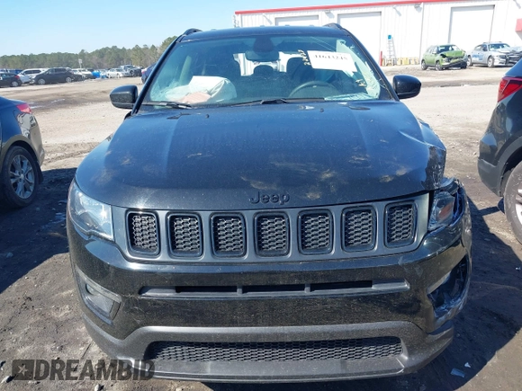 2021 Jeep Compass Altitude with VIN 3C4NJCBB4MT604761, listed as a IAAI auction lot 41643245 with 63,647 mi miles. Bid and sale history available at carsss.com. Image 13.