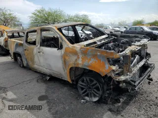 2021 Chevrolet Colorado 2WD Work Truck with VIN 1GCGSBEN7M1160465, listed as a Copart auction lot 59361325 with Not provided miles and Salvage title. Bid and sale history available at DreamBid. Image 4.
