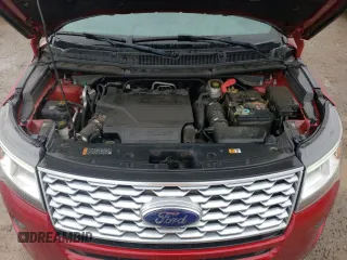 2018 Ford Explorer Platinum with VIN 1FM5K8HT7JGB48650, listed as a Copart auction lot 58168205 with 136,494 mi miles and Clean title. Bid and sale history available at DreamBid. Image 12.