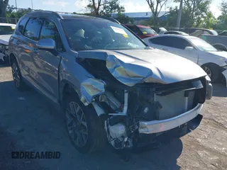 2023 Hyundai Santa Fe Calligraphy with VIN 5NMS54AL2PH560512, listed as a IAAI auction lot 39492126 with 6,379 mi miles and . Bid and sale history available at DreamBid. Image 1.