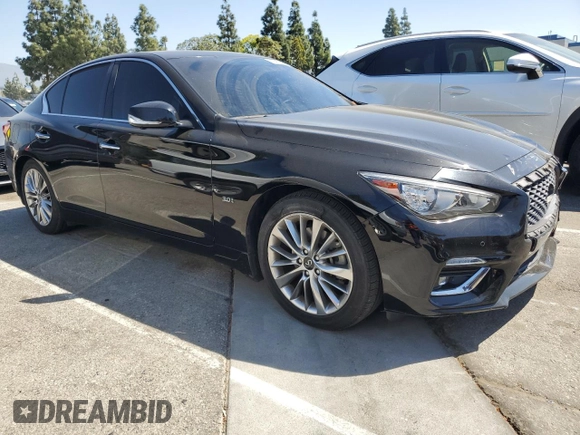 2019 Infiniti Q50 Luxe с VIN JN1EV7AP9KM541235, выставлен на аукционе Copart как лот 52460525 с пробегом 48 183 миль миль и Списание • Salvage title. История ставок и продаж доступна на DreamBid. Изображение 4.