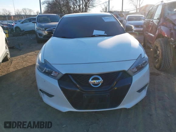 2018 Nissan Maxima SV with VIN 1N4AA6AP7JC372246, listed as a IAAI auction lot 41387139 with 104,686 mi miles and . Bid and sale history available at DreamBid. Image 6.