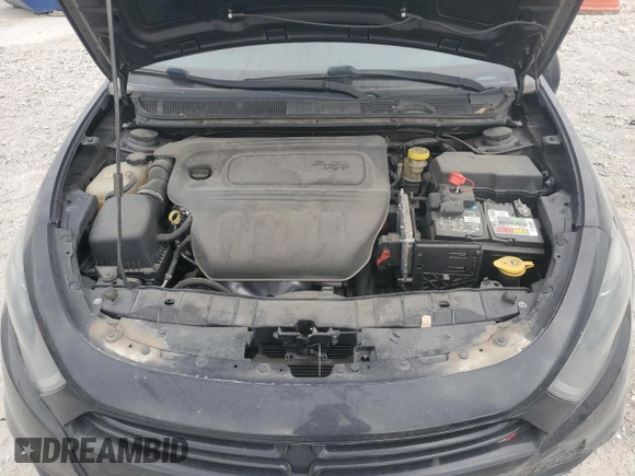 2016 Dodge Dart SE with VIN 1C3CDFAA3GD712361, listed as a Copart auction lot 72596484 with 88,081 mi miles and Salvage Title. Bid and sale history available at carsss.com. Image 12.