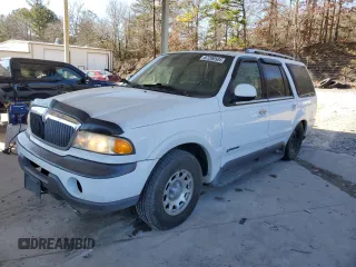 1998 Lincoln Navigator with VIN 5LMEU27L4WLJ06814, listed as a Copart auction lot 87290504 with 204,185 mi miles and Salvage title. Bid and sale history available at DreamBid. Image 1.