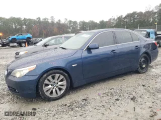 2004 BMW 5 Series 545iA with VIN WBANB33564B111040, listed as a Copart auction lot 83498654 with 100,176 mi miles and Salvage Title. Bid and sale history available at carsss.com. Image 1.