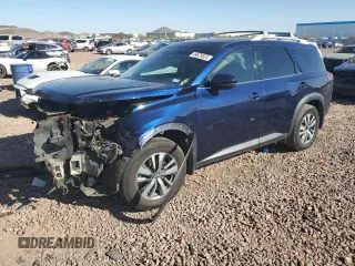 2022 Nissan Pathfinder SL z VIN 5N1DR3CA8NC206746, wystawiony jako Copart lot #49678925 z przebiegiem 90 403 mil mil oraz Szkoda całkowita • Salvage title. Historia ofert i sprzedaży dostępna na DreamBid. Obrazek 1.